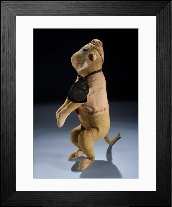 Framed Print : Monkey mascot, Douglas World Cruiser souvenir, 1924. Creator: Unknown Framed Print : Monkey mascot, Douglas World Cruiser souvenir, 1924. Creator: Unknown