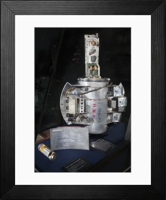 Framed Print : Biocapsule, Primate, 1959. Creator: Army Ballistic Missile Agency Framed Print : Biocapsule, Primate, 1959. Creator: Army Ballistic Missile Agency