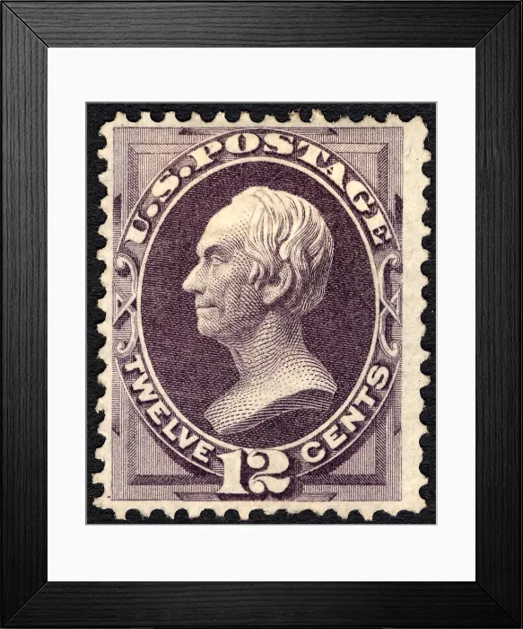 Framed Print : 12c Henry Clay single, 1870. Creator: National Bank Note Company Framed Print : 12c Henry Clay single, 1870. Creator: National Bank Note Company