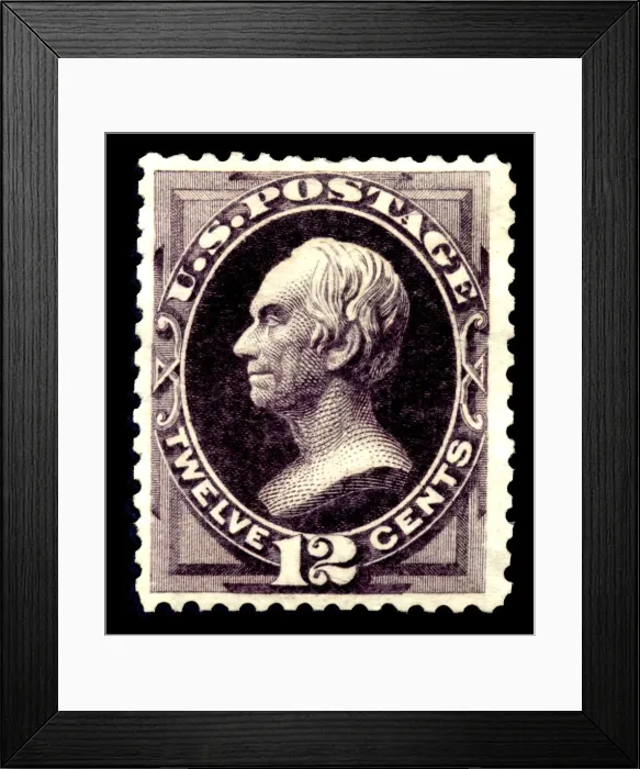 Framed Print : 12c Henry Clay special printing single, 1875. Creator: Continental Bank Note Company