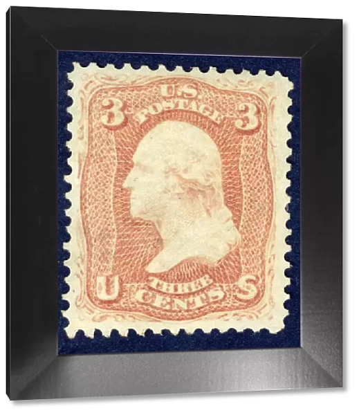 3c Washington single, 1861. Creator: National Bank Note Company