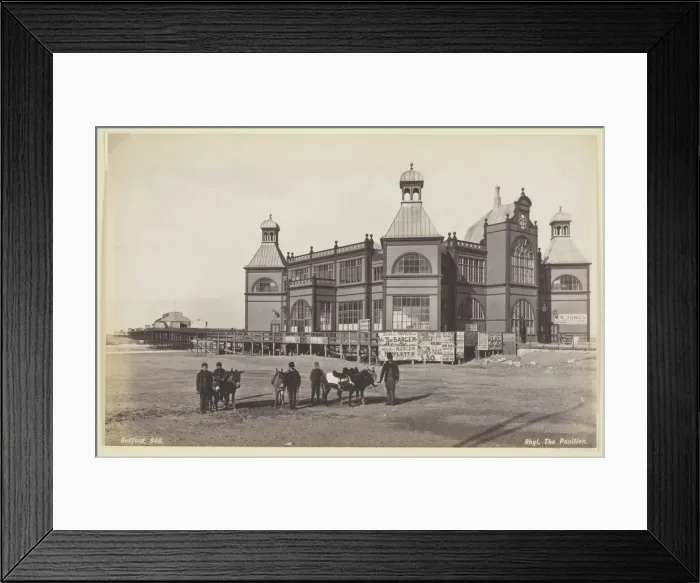 Framed Print : Rhyl, The Pavilion, 1860 / 94. Creator: Francis Bedford Framed Print : Rhyl, The Pavilion, 1860 / 94. Creator: Francis Bedford