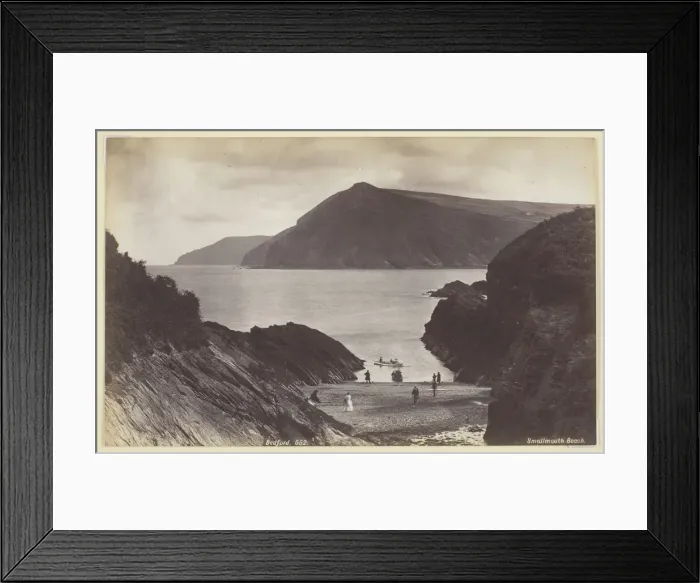 Framed Print : Smallmouth Beach, 1860 / 94. Creator: Francis Bedford Framed Print : Smallmouth Beach, 1860 / 94. Creator: Francis Bedford