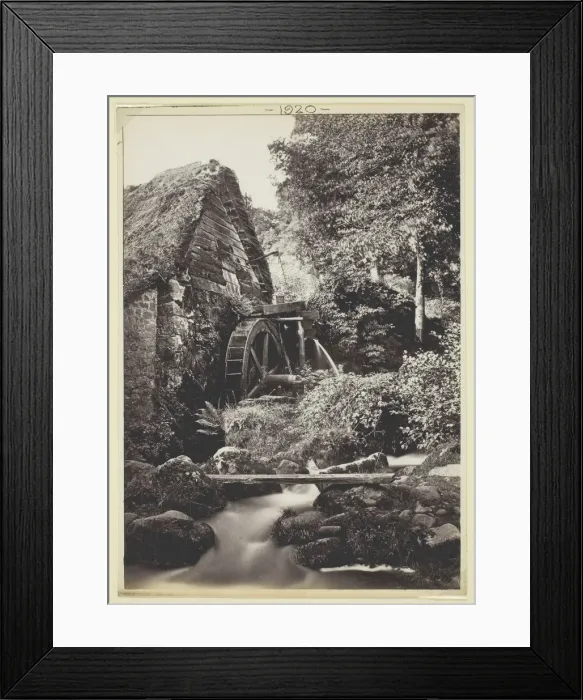 Framed Print : Untitled [watermill], 1860  /  94. Creator: Francis Bedford