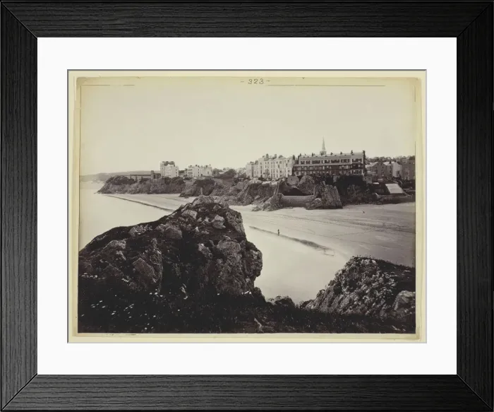 Framed Print : Untitled [South Sands, Tenby, Wales], 1860  /  94. Creator: Francis Bedford