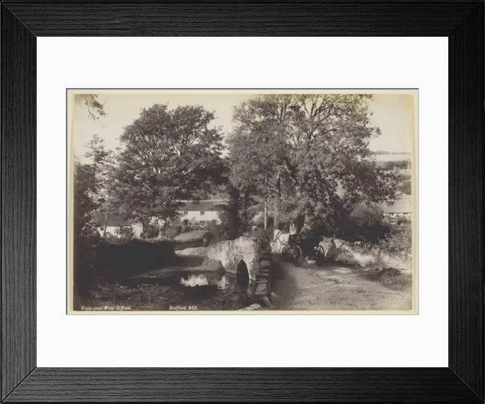 Framed Print : View near Wear Gifford, 1860 / 94. Creator: Francis Bedford Framed Print : View near Wear Gifford, 1860 / 94. Creator: Francis Bedford