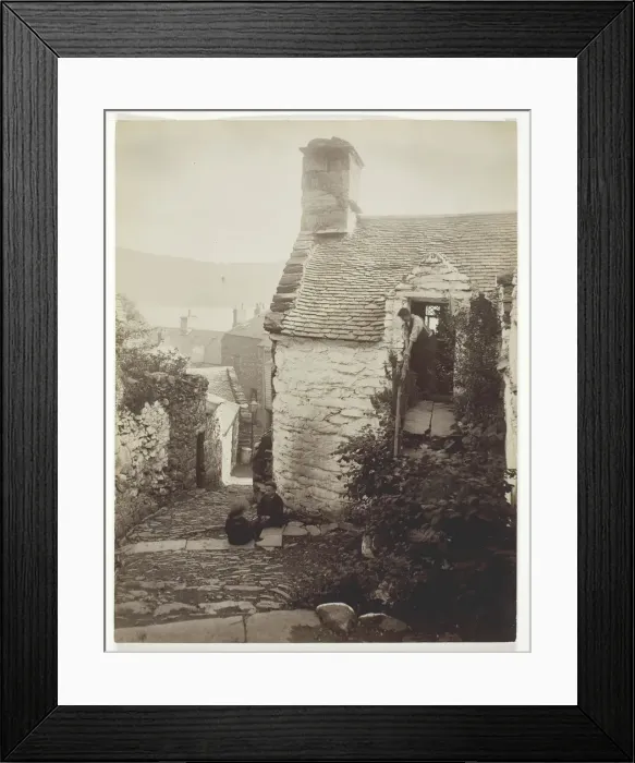 Framed Print : Old Barmouth, 1860 / 94. Creator: Francis Bedford Framed Print : Old Barmouth, 1860 / 94. Creator: Francis Bedford