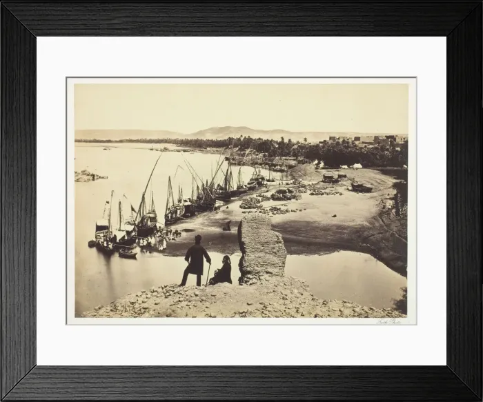 Framed Print : Assouan, 1857, printed 1862. Creator: Francis Frith Framed Print : Assouan, 1857, printed 1862. Creator: Francis Frith