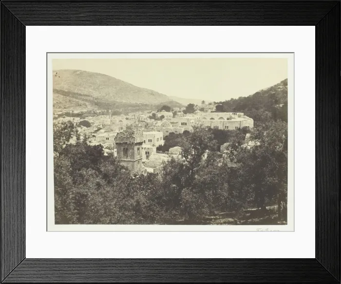 Framed Print : Nablous, The Ancient Shechem, 1857. Creator: Francis Frith Framed Print : Nablous, The Ancient Shechem, 1857. Creator: Francis Frith