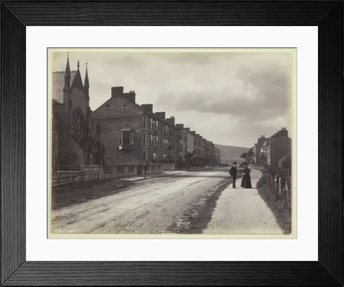 Framed Print : Pensarn, the Street, 1860 / 94. Creator: Francis Bedford Framed Print : Pensarn, the Street, 1860 / 94. Creator: Francis Bedford