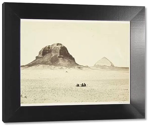 The Pyramids of Dahshoor, 1857. Creator: Francis Frith