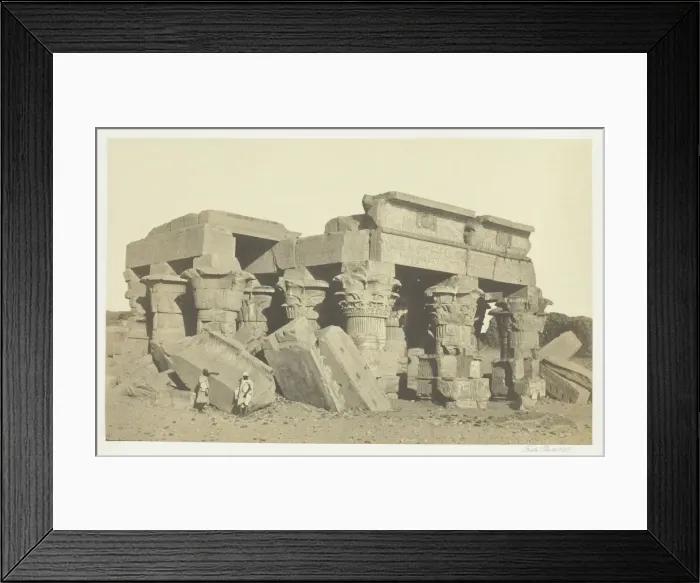 Framed Print : Koum Ombo, Upper Egypt, 1857. Creator: Francis Frith Framed Print : Koum Ombo, Upper Egypt, 1857. Creator: Francis Frith