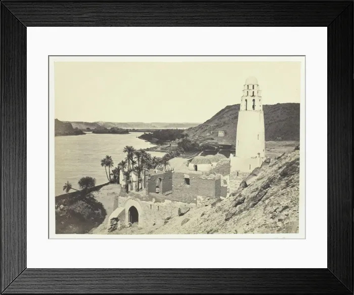 Framed Print : Ruined Mosque Near Philae, 1857. Creator: Francis Frith Framed Print : Ruined Mosque Near Philae, 1857. Creator: Francis Frith
