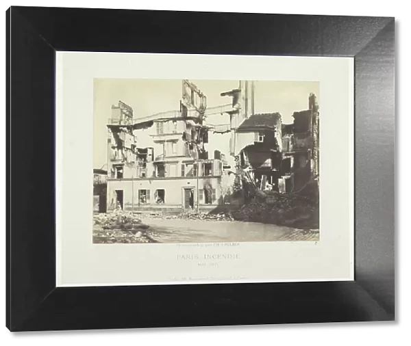 Paris Fire (Ruins of Houses, Rue de l Hopital [Saint-Cloud]), May, 1871