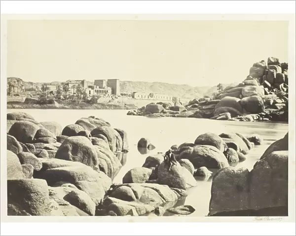 The Approach to Philae, 1857. Creator: Francis Frith
