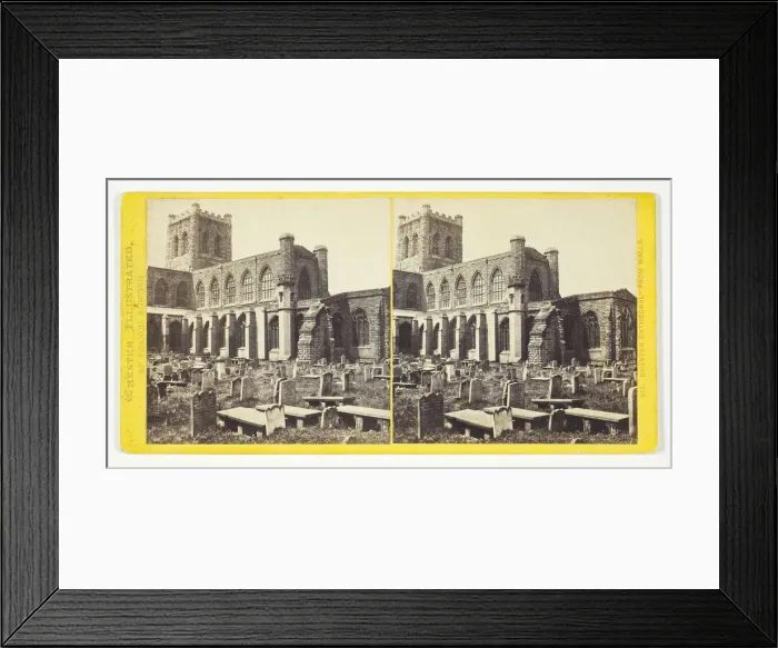 Framed Print : Chester Cathedral - From Walls, 1850 / 94. Creator: Francis Bedford Framed Print : Chester Cathedral - From Walls, 1850 / 94. Creator: Francis Bedford