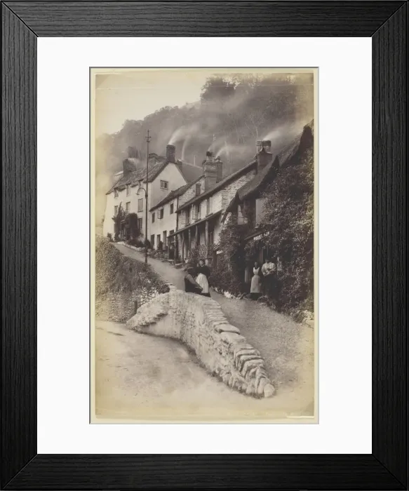 Framed Print : Lynmouth, Mars Hill, 1860 / 94. Creator: Francis Bedford Framed Print : Lynmouth, Mars Hill, 1860 / 94. Creator: Francis Bedford