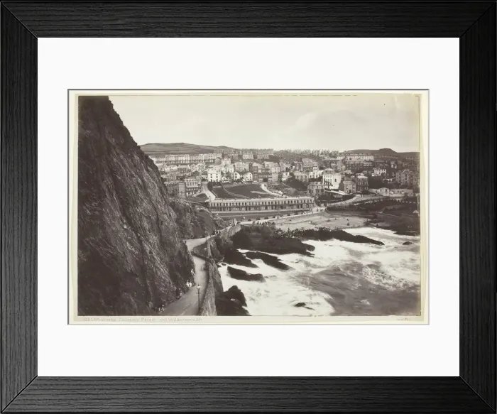 Framed Print : Ilfracombe, Capstone Parade and Wildersmouth, 1860 / 94. Creator: Francis Bedford Framed Print : Ilfracombe, Capstone Parade and Wildersmouth, 1860 / 94. Creator: Francis Bedford