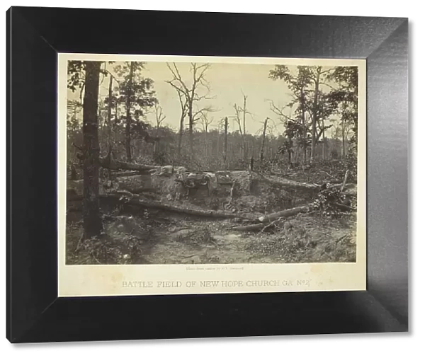 Battle Field of New Hope Church, GA, No. 2, 1866. Creator: George N. Barnard