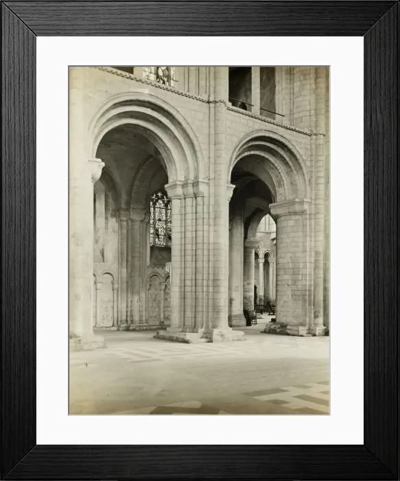 Framed Print : Ely Cathedral: Nave Arches, 1891. Creator: Frederick Henry Evans Framed Print : Ely Cathedral: Nave Arches, 1891. Creator: Frederick Henry Evans