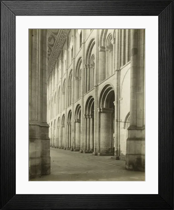 Framed Print : Ely Cathedral: Nave from under West Tower, c. 1891. Creator: Frederick Henry Evans Framed Print : Ely Cathedral: Nave from under West Tower, c. 1891. Creator: Frederick Henry Evans