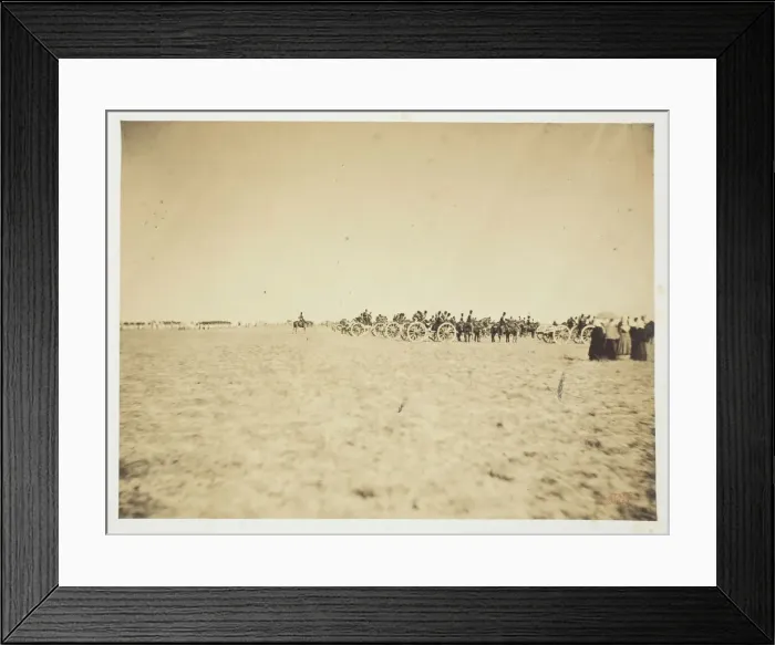 Framed Print : Untitled [artillery], 1857. Creator: Gustave Le Gray