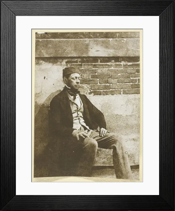 Framed Print : Bayard, les yeux Fermes, 1842 / 50, printed 1965. Creator: Hippolyte Bayard Framed Print : Bayard, les yeux Fermes, 1842 / 50, printed 1965. Creator: Hippolyte Bayard