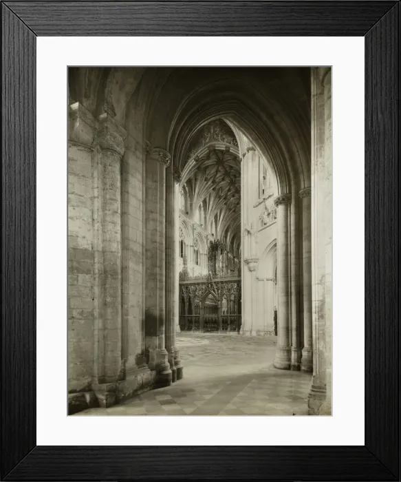 Framed Print : Ely Cathedral: Octagon from South Aisle, c. 1891. Creator: Frederick Henry Evans Framed Print : Ely Cathedral: Octagon from South Aisle, c. 1891. Creator: Frederick Henry Evans
