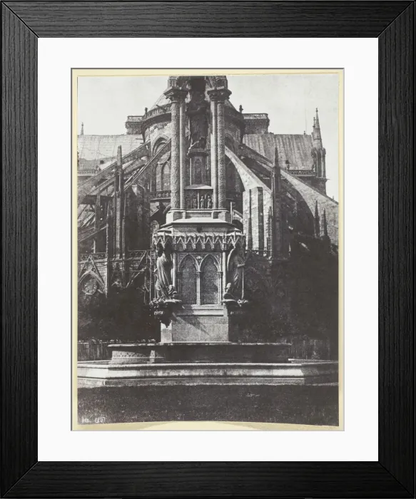 Framed Print : La Fontaine du square de l'Archeveche; Derriere Notre-Dame, 1847, printed 1965. Creator: Hippolyte Bayard Framed Print : La Fontaine du square de l'Archeveche; Derriere Notre-Dame, 1847, printed 1965. Creator: Hippolyte Bayard