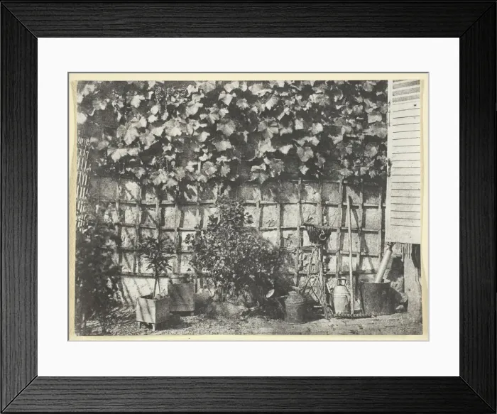 Framed Print : La Treille, 1847, printed 1965. Creator: Hippolyte Bayard Framed Print : La Treille, 1847, printed 1965. Creator: Hippolyte Bayard
