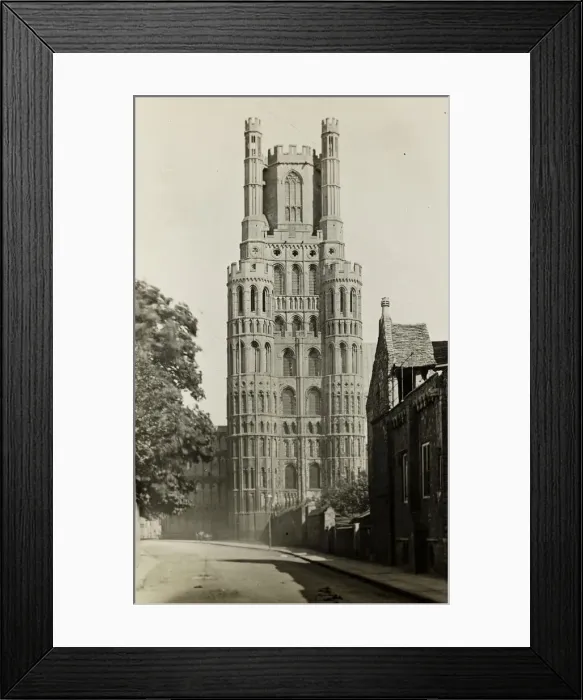 Framed Print : Ely Cathedral: West Tower from the Gallery, c. 1891. Creator: Frederick Henry Evans Framed Print : Ely Cathedral: West Tower from the Gallery, c. 1891. Creator: Frederick Henry Evans