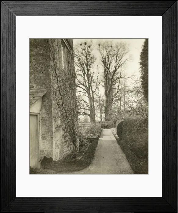 Framed Print : Kelmscott Manor: In the Garden, 1896. Creator: Frederick Henry Evans Framed Print : Kelmscott Manor: In the Garden, 1896. Creator: Frederick Henry Evans
