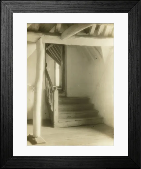 Framed Print : Kelmscott Manor: In the Attics (No. 2), 1896. Creator: Frederick Henry Evans Framed Print : Kelmscott Manor: In the Attics (No. 2), 1896. Creator: Frederick Henry Evans