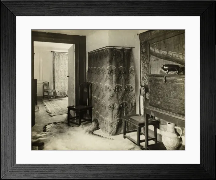 Framed Print : Kelmscott Manor: Passage to Parallel Room, 1896. Creator: Frederick Henry Evans Framed Print : Kelmscott Manor: Passage to Parallel Room, 1896. Creator: Frederick Henry Evans