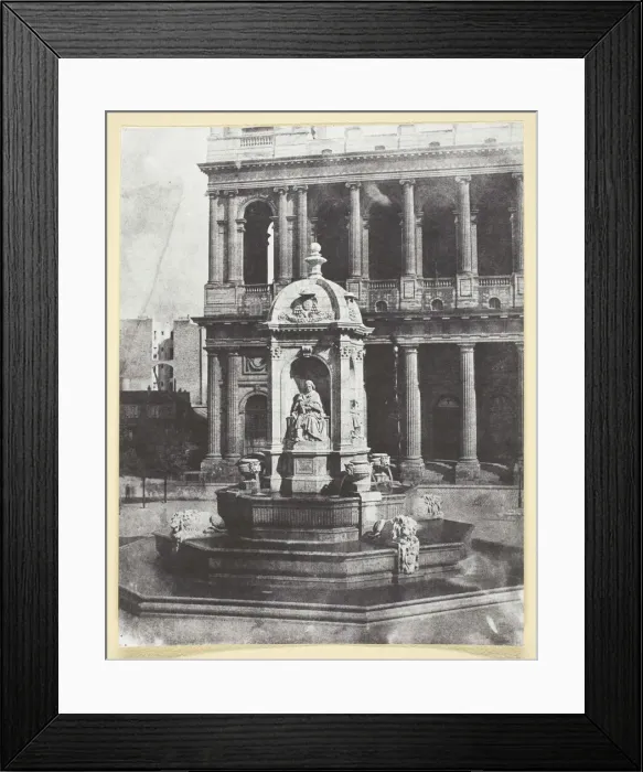Framed Print : Place Saint-Sulpice, 1842 / 50, printed 1965. Creator: Hippolyte Bayard Framed Print : Place Saint-Sulpice, 1842 / 50, printed 1965. Creator: Hippolyte Bayard