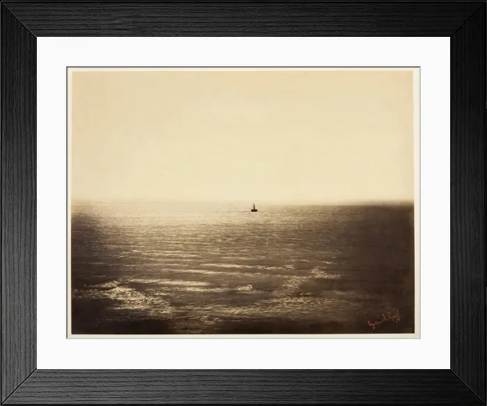 Framed Print : The Steamboat, 1856. Creator: Gustave Le Gray Framed Print : The Steamboat, 1856. Creator: Gustave Le Gray
