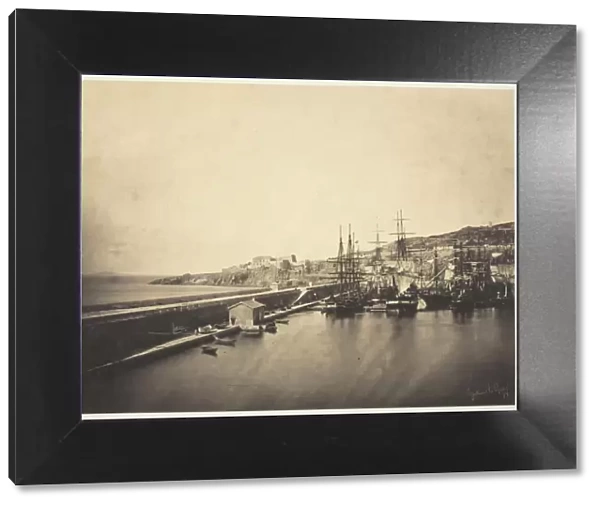 The Jetty at Sete, 1857. Creator: Gustave Le Gray