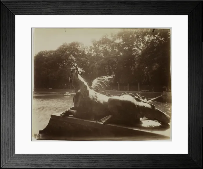 Framed Print : Versailles, Grand Trianon, Dragon par Hardy, 1901. Creator: Eugene Atget Framed Print : Versailles, Grand Trianon, Dragon par Hardy, 1901. Creator: Eugene Atget