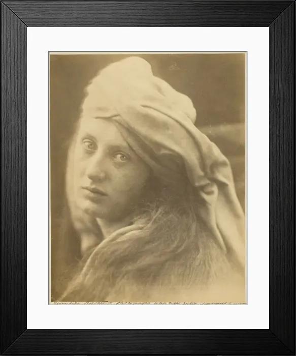 Framed Print : A Study of the Beatrice Cenci, September 1870. Creator: Julia Margaret Cameron Framed Print : A Study of the Beatrice Cenci, September 1870. Creator: Julia Margaret Cameron