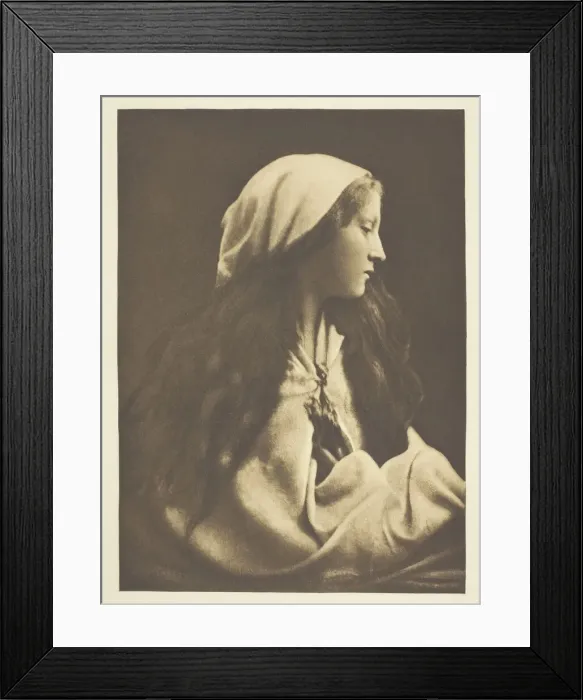 Framed Print : The Day Dream, 1869, printed October 1890. Creator: Julia Margaret Cameron Framed Print : The Day Dream, 1869, printed October 1890. Creator: Julia Margaret Cameron