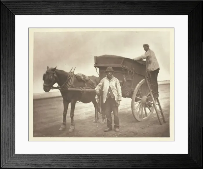 Framed Print : Flying Dustmen, 1881. Creator: John Thomson Framed Print : Flying Dustmen, 1881. Creator: John Thomson