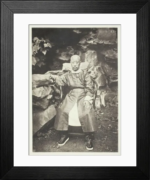 Framed Print : Prince Kung, c. 1868. Creator: John Thomson Framed Print : Prince Kung, c. 1868. Creator: John Thomson