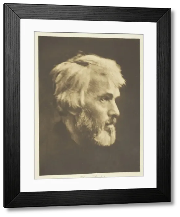 Framed Print : Thomas Carlyle, 1867, printed c. 1893. Creator: Julia Margaret Cameron Framed Print : Thomas Carlyle, 1867, printed c. 1893. Creator: Julia Margaret Cameron