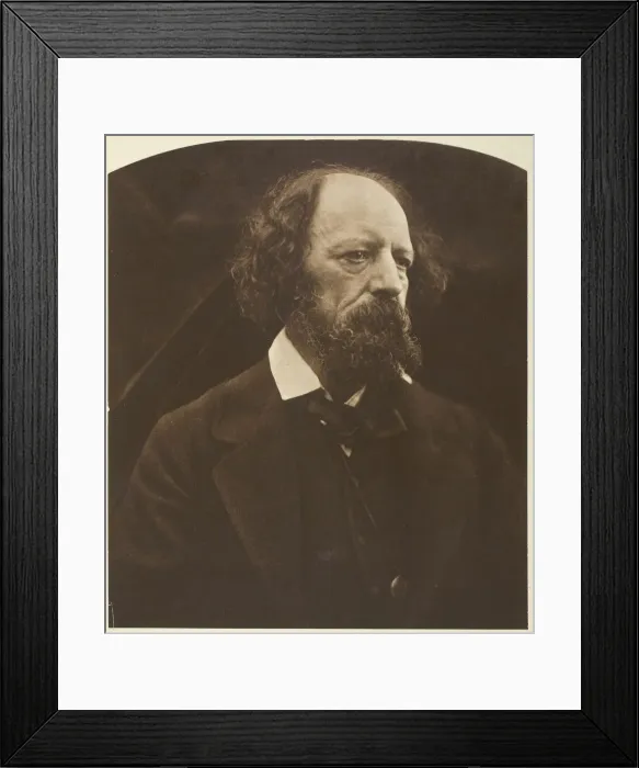 Framed Print : Alfred, Lord Tennyson, 1869, printed 1875. Creator: Julia Margaret Cameron Framed Print : Alfred, Lord Tennyson, 1869, printed 1875. Creator: Julia Margaret Cameron