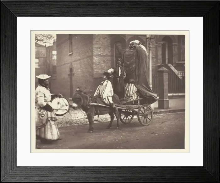 Framed Print : November Effigies, 1881. Creator: John Thomson Framed Print : November Effigies, 1881. Creator: John Thomson