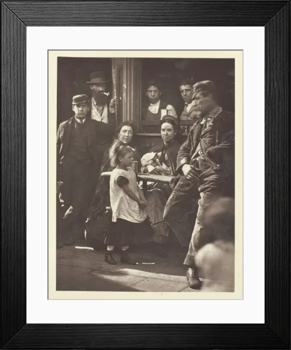 Framed Print : Hookey Alf, of White Chapel, 1881. Creator: John Thomson Framed Print : Hookey Alf, of White Chapel, 1881. Creator: John Thomson