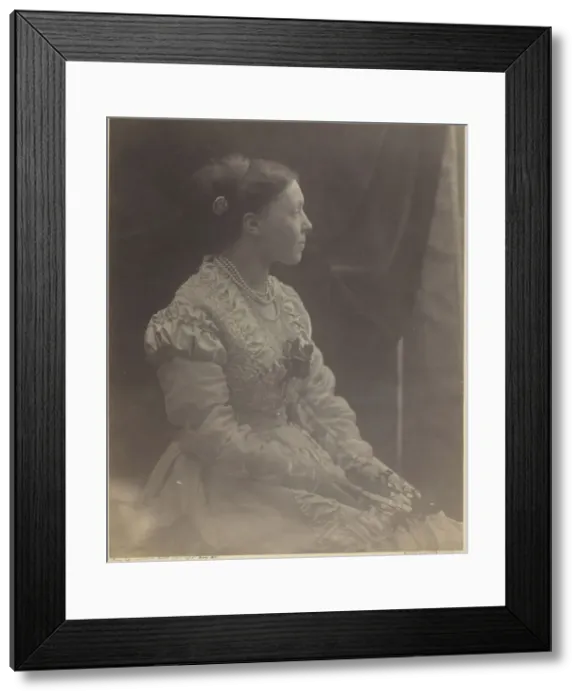 Framed Print : Anne Thackeray Ritchie, May 1870. Creator: Julia Margaret Cameron Framed Print : Anne Thackeray Ritchie, May 1870. Creator: Julia Margaret Cameron