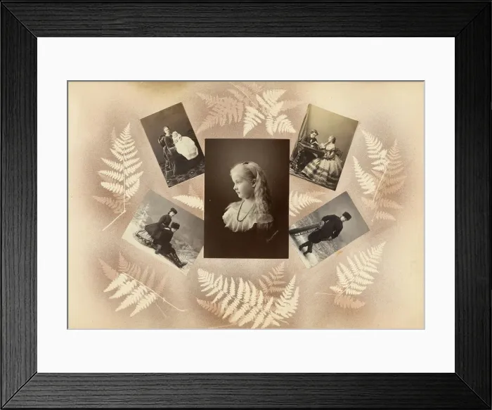 Framed Print : The Madame B Album, 1870s. Creator: Marie Blanche Hennelle Fournier Framed Print : The Madame B Album, 1870s. Creator: Marie Blanche Hennelle Fournier