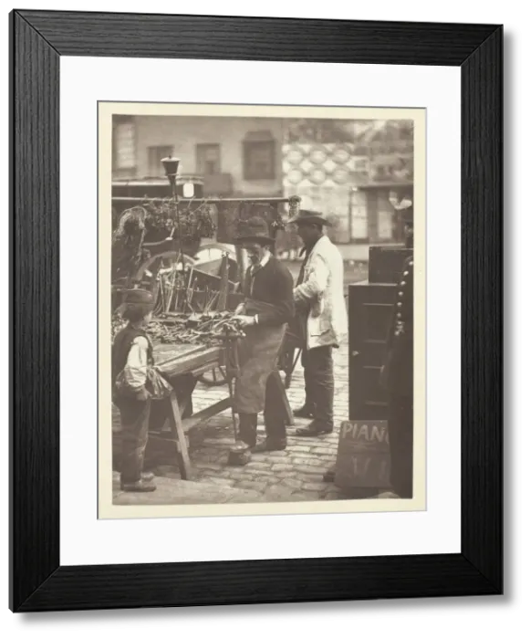 Framed Print : The Street Locksmith, 1881. Creator: John Thomson Framed Print : The Street Locksmith, 1881. Creator: John Thomson
