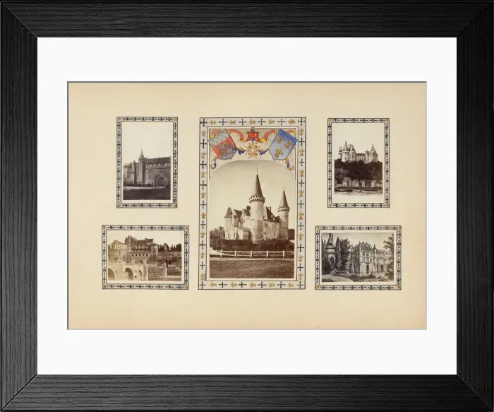 Framed Print : The Madame B Album, 1870s. Creator: Marie Blanche Hennelle Fournier